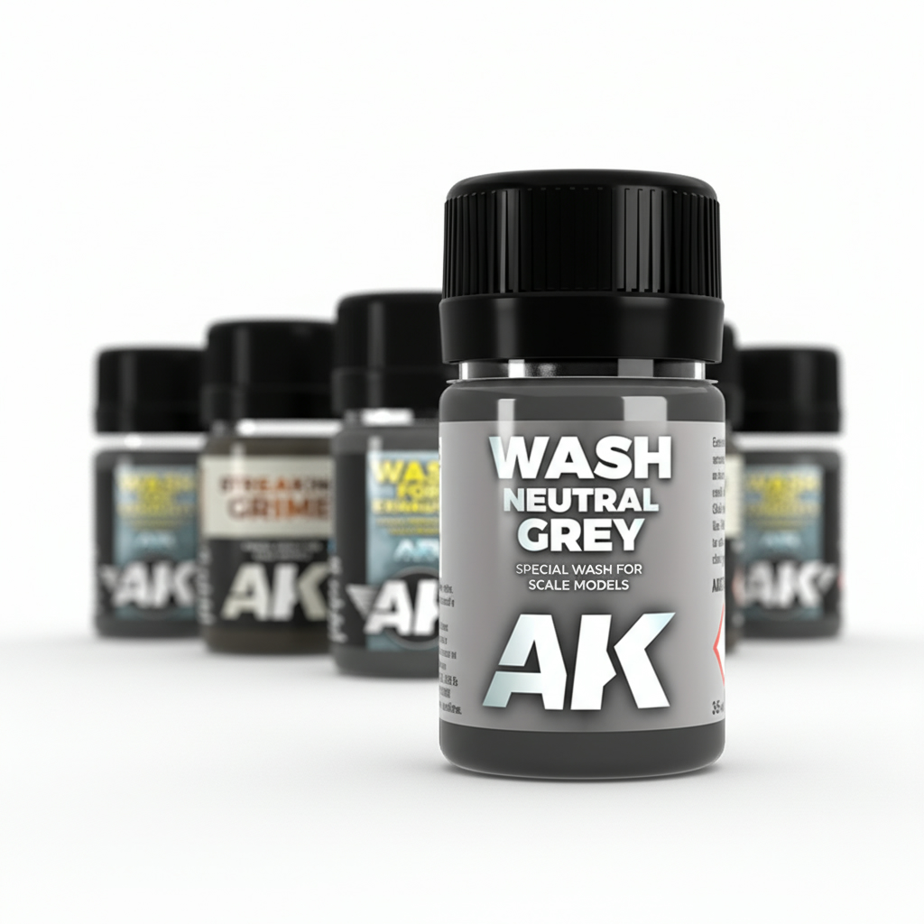 AK Interactive Neutral Grey Wash AKI 677