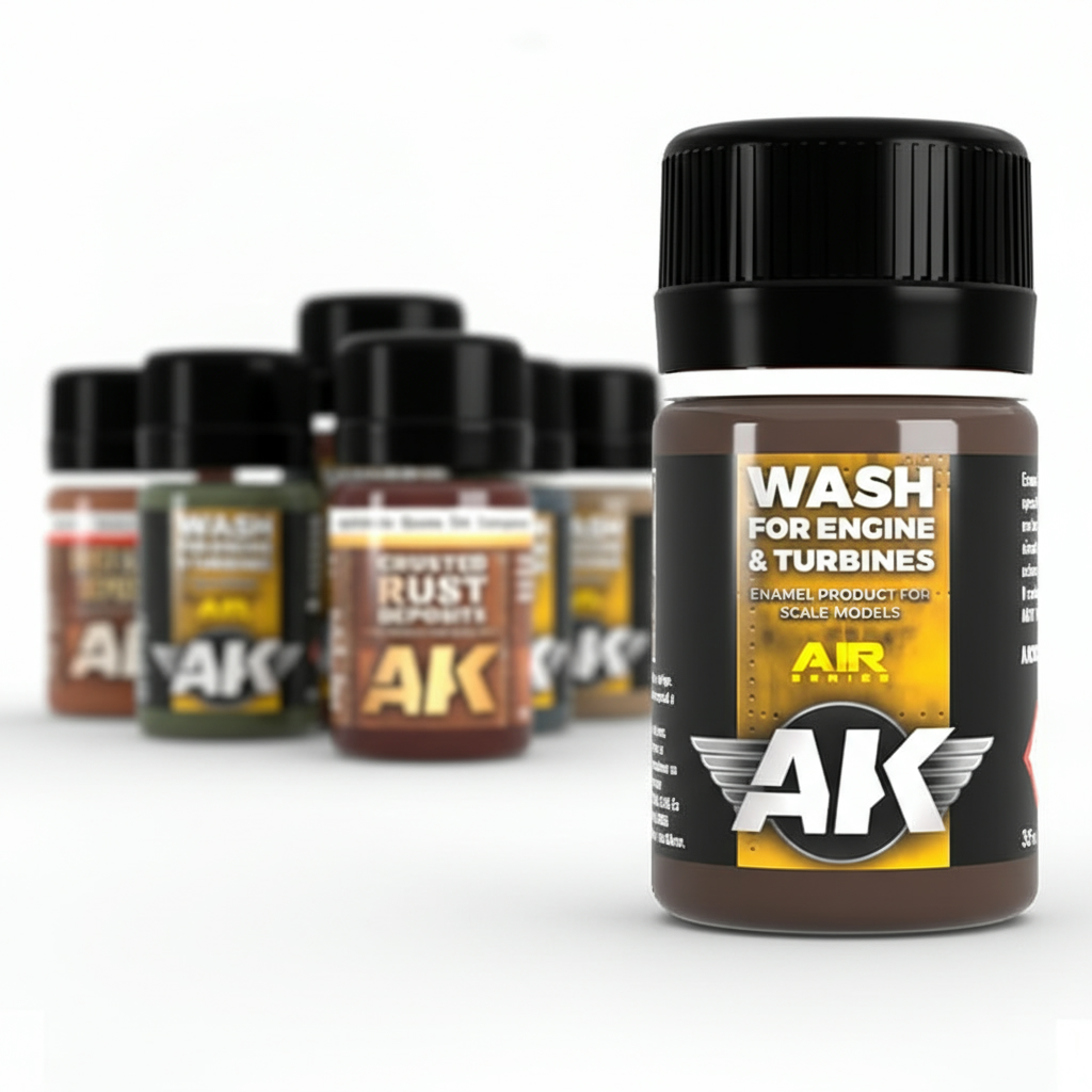AK Interactive Aircraft Engine Wash AKI 2033
