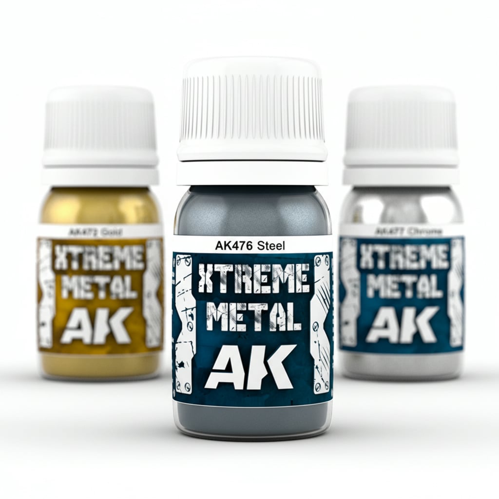 Xtreme Metal Steel Paint AK Interactive AKI 476