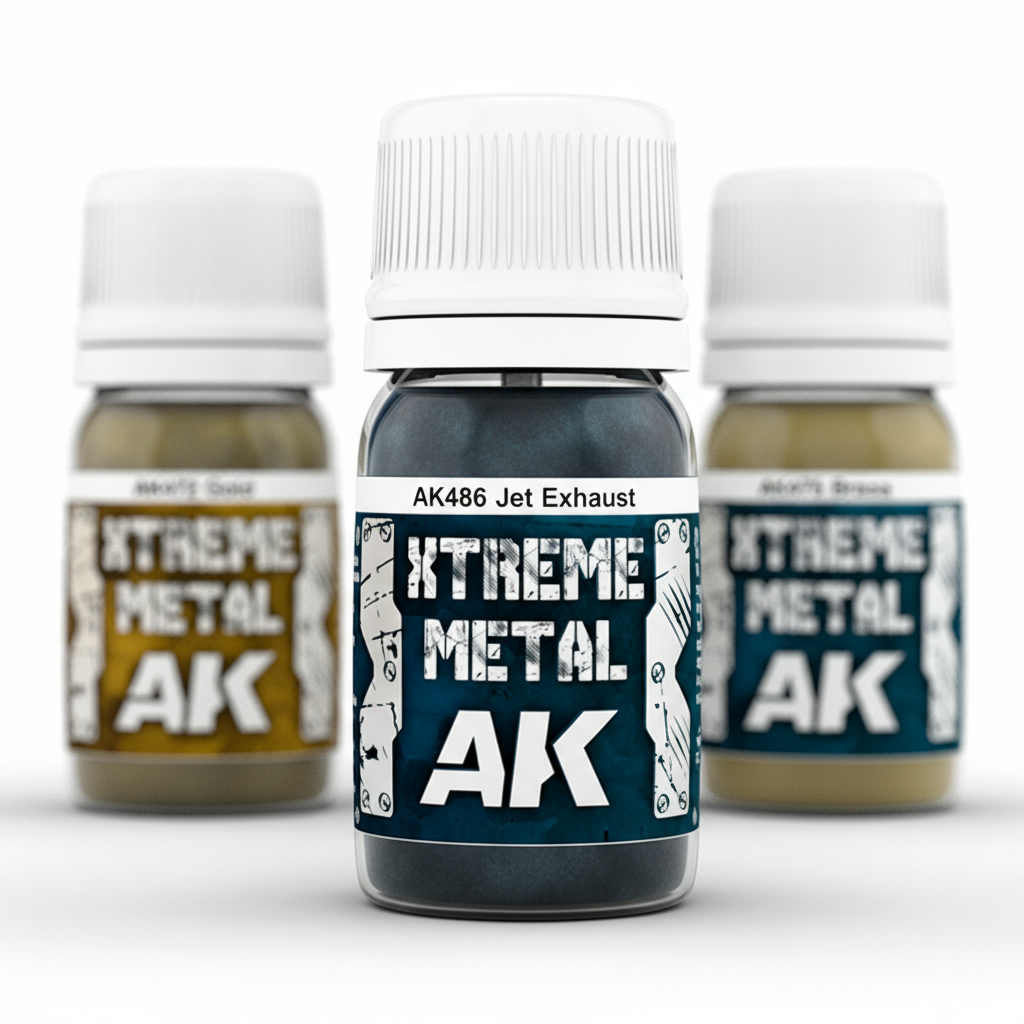 Xtreme Metal Jet Exhaust Metal Paint AK Interactive AKI 486