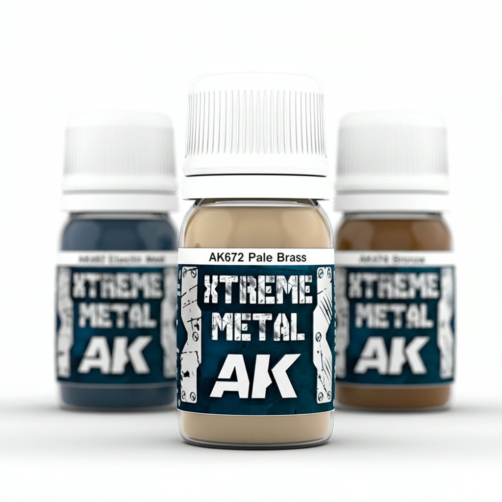 Peinture Xtreme Metal Pale Laiton AK Interactive AKI 672