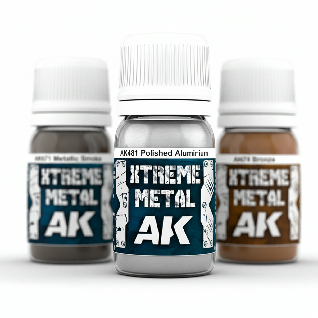 Xtreme Metal Polished Aluminium Paint AK Interactive AKI 481
