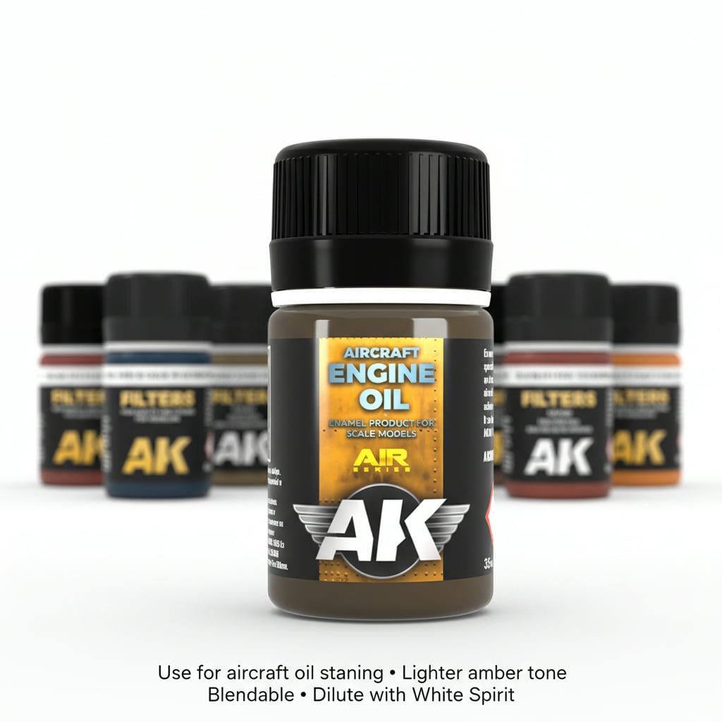 AK Interactive Aircraft Engine Oil AKI 2019