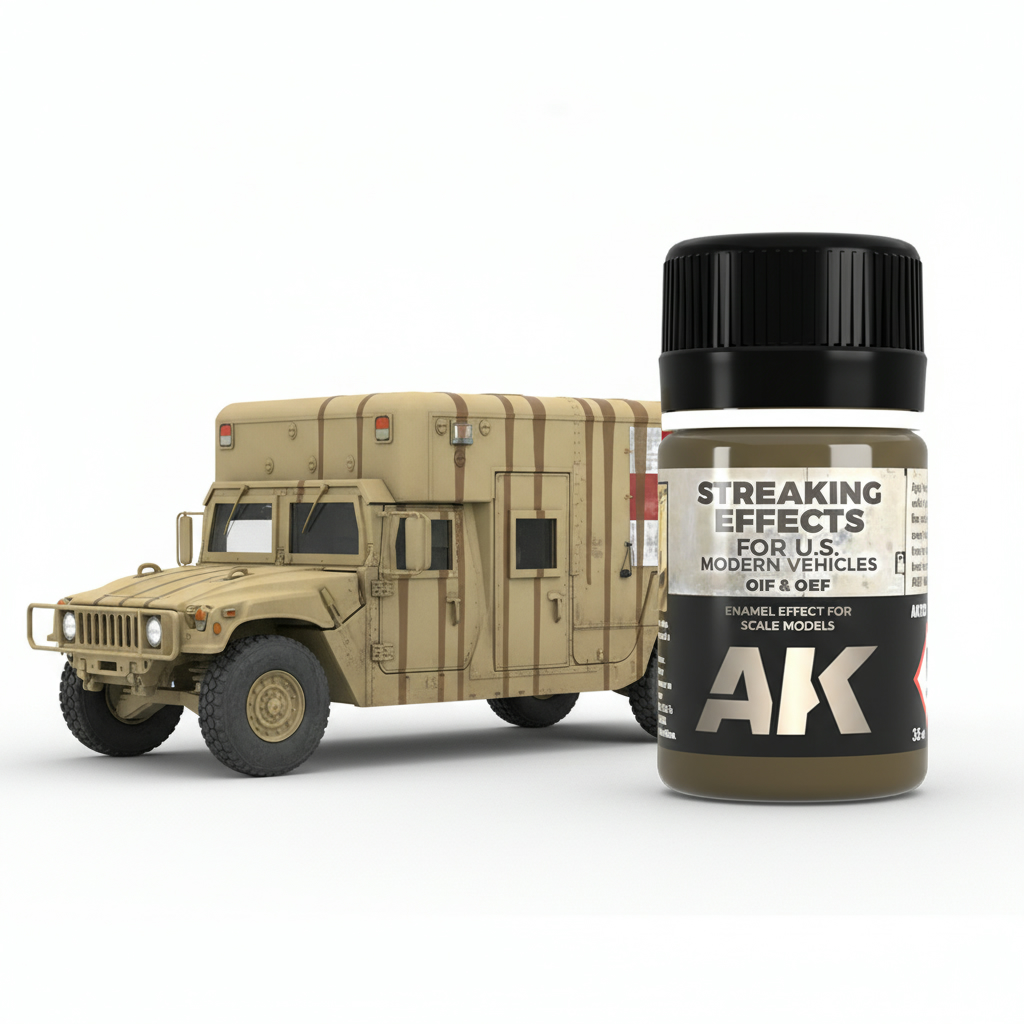 AK Interactive OIF and OEF US Vehicles Streaking Effects AKI 123