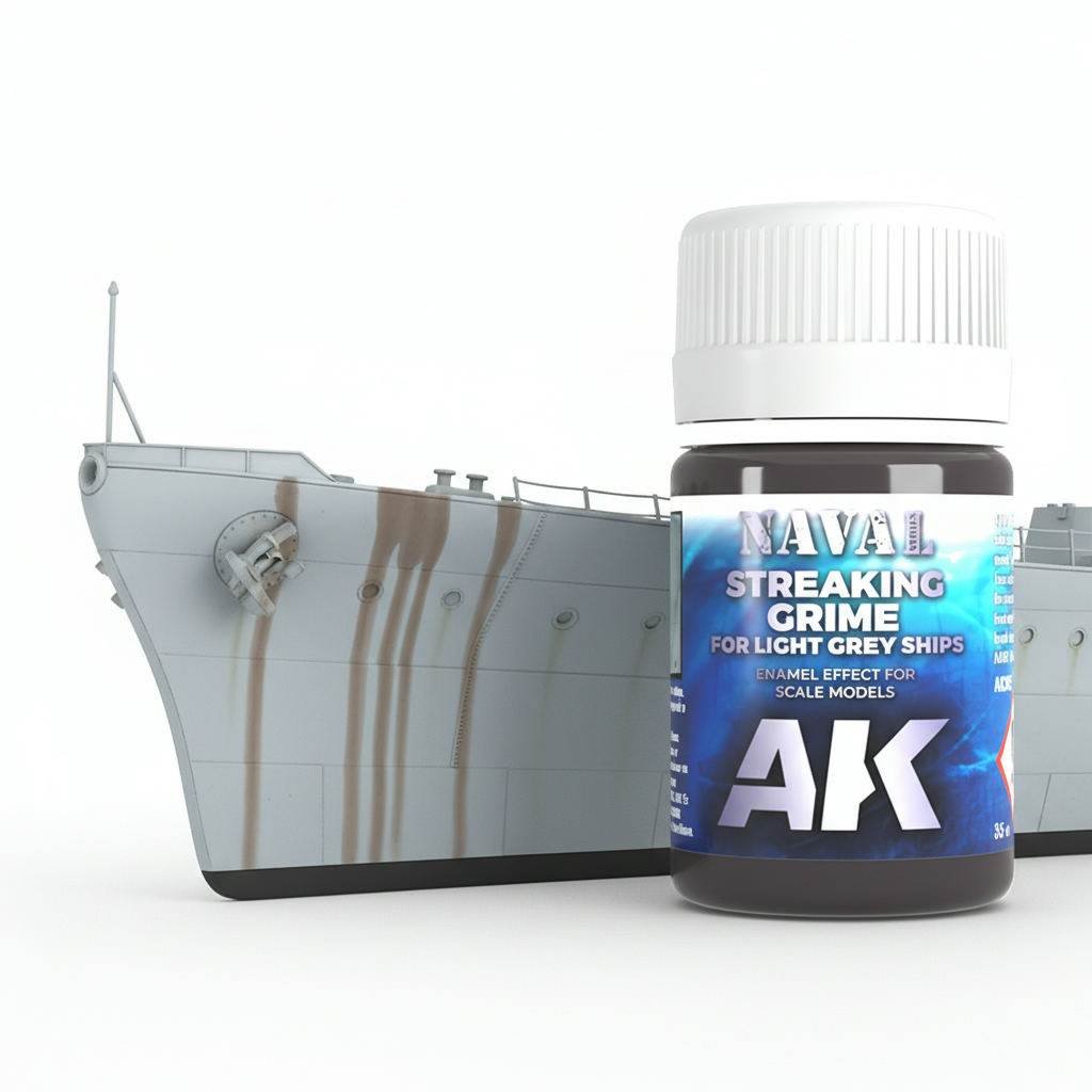AK Interactive Streaking Grime for Light Grey Ships AKI 305