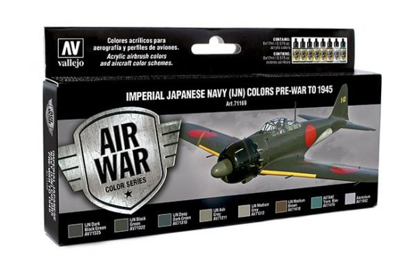 Vallejo Imperial Japanese Navy IJN Couleurs Peinture Set 71169