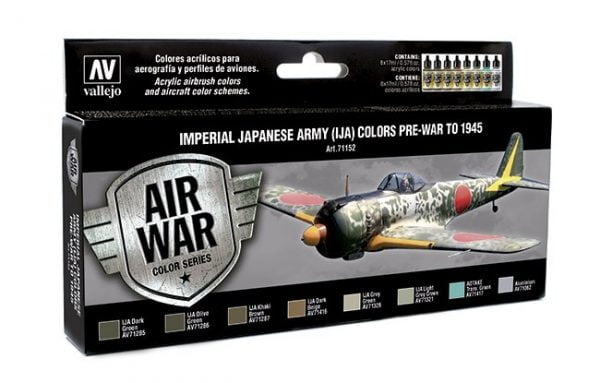 Vallejo Imperial Japanese Army IJA Colors Paint Set 71152