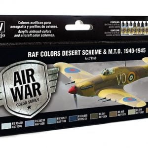 Vallejo RAF Colors Desert Scheme Paint Set 71163