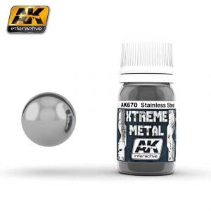 Xtreme Metal Stainless Steel Paint AK Interactive AKI 670
