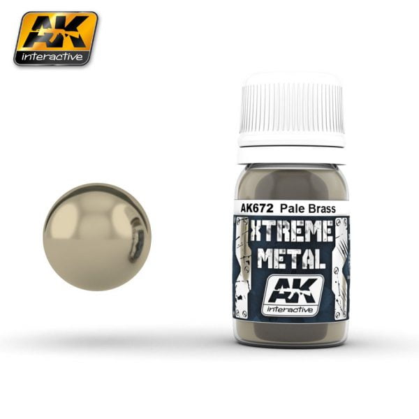 Xtreme Metal Pale Brass Paint AK Interactive AKI 672