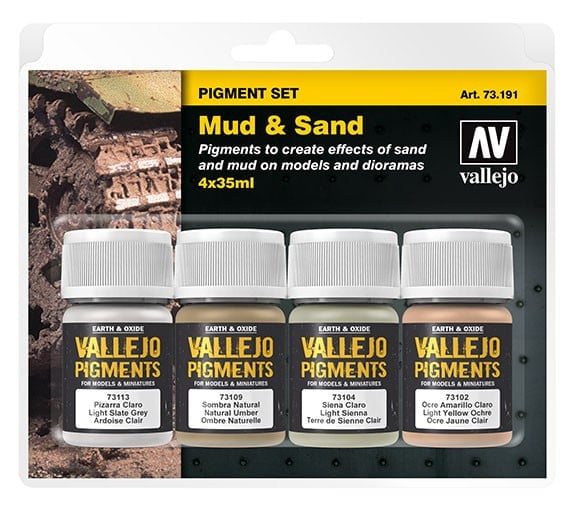Vallejo Mud and Sand Pigmnet Set 73191