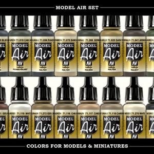 Vallejo WWII German Colors Europe and Africa Paint Set 71208