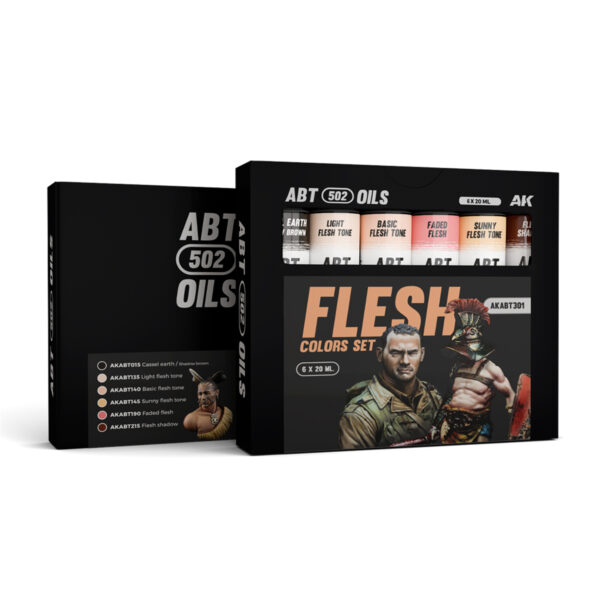Abteilung 502 Flesh Colors Paint Set AKABT301