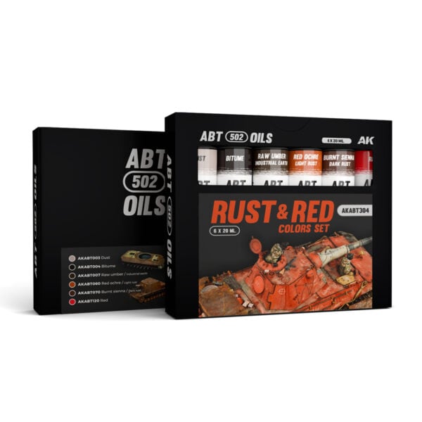 Abteilung 502 Rust and Red Colors Paint Set AKABT304