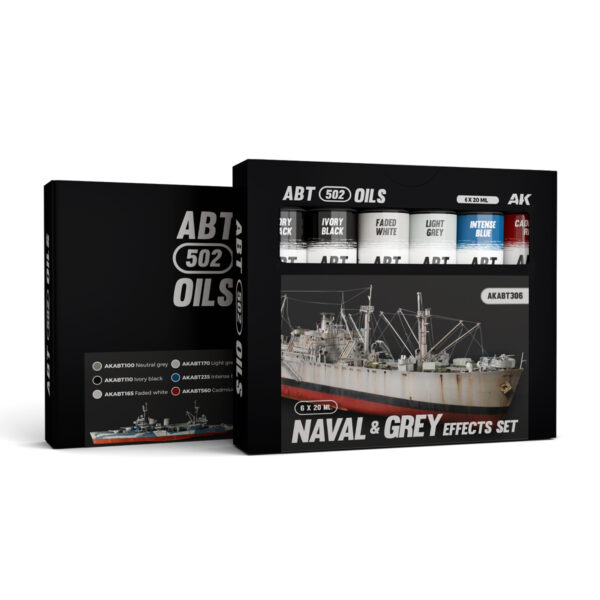 Abteilung 502 Naval and Grey Effects Paint Set AKABT306
