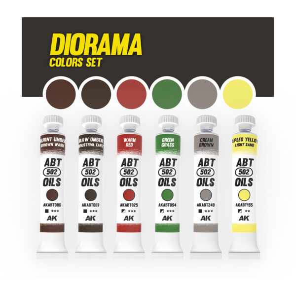 Abteilung 502 Diorama Colors Paint Set AKABT307