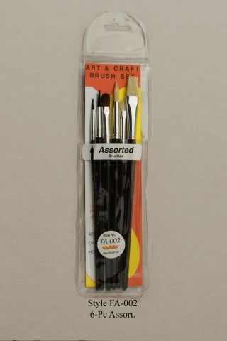 Atlas 6 Piece Assortment Brush Set FA-002