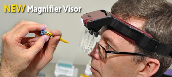 Magnifier Visor with Lens and Light 9008