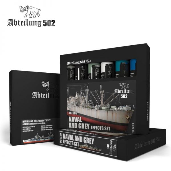  Abteilung 502 Naval and Grey Effects Paint Set ABT306