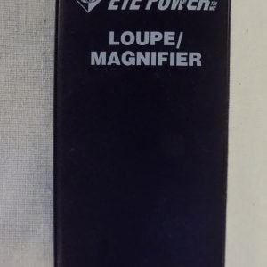 Pocket size Fresnel Lens Loupe Magnifier with case by Eye Power