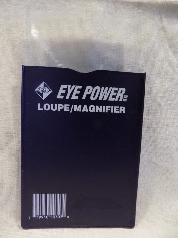 Desk size Fresnel Lens Loupe Magnifier with case by Eye Power