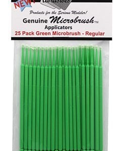 Microbrushes Regular Green 25 Pack by Alpha Abrasives ALB 1302