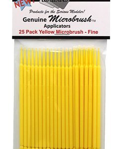 Microbrushes Fine Yellow 25 Pack by Alpha Abrasives ALB 1301