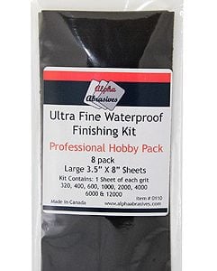 Alpha Abrasives Ultra Fine Waterproof Finishing Kit ALB 0110