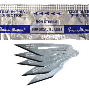Lames de bistouri chirurgical Swann Morton 10A Lot de 5 FXF 10A