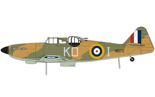 Layour b Airfix Boulton Paul Defiant Mk1 1-48 A05128