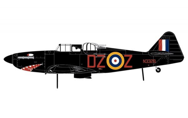 Layout 4 Airfix Boulton Paul Defiant Mk.1 1-72 A02069