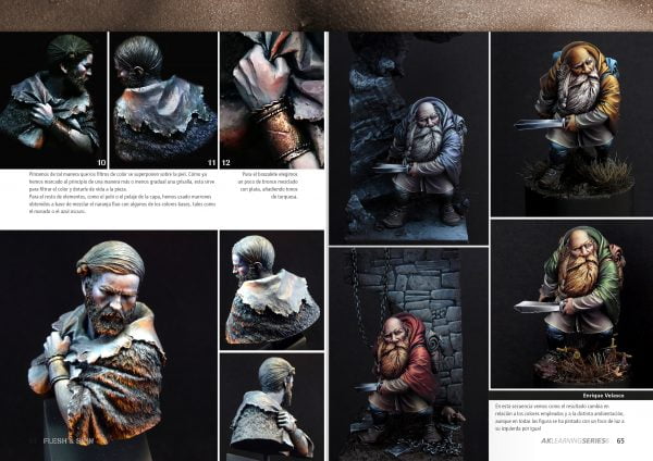 FLESH & SKIN Techniques pour peindre tous les types de chair en figurines AK Interactive
