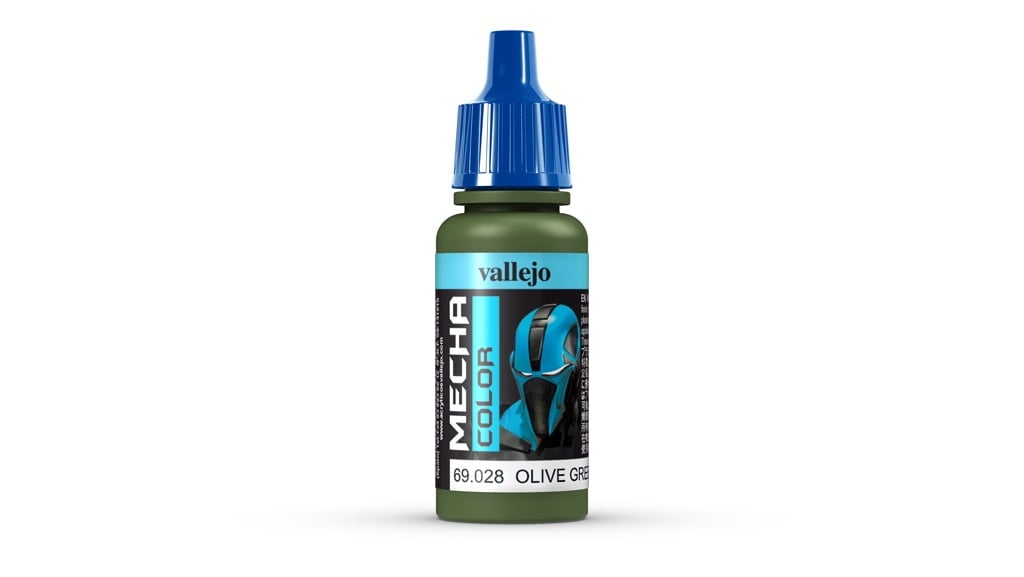 Vallejo Mecha Colors Acrylic Paint - 69028 Olive Green