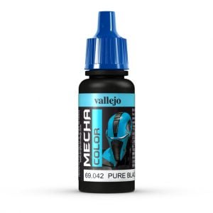 Vallejo Mecha Colors Acrylic Paint - 69042 Pure Black