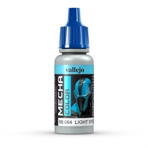 Vallejo Mecha Colors Acrylic Paint - 69064 Light Steel