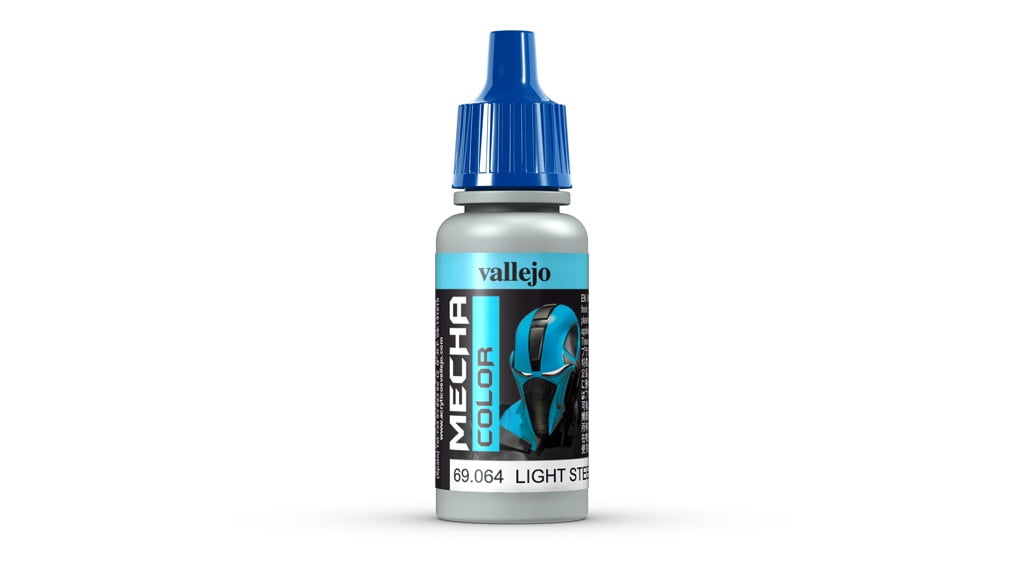 Vallejo Mecha Colors Acrylic Paint - 69064 Light Steel