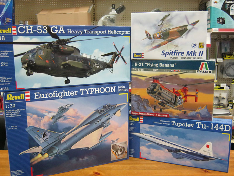 new plane model kits  