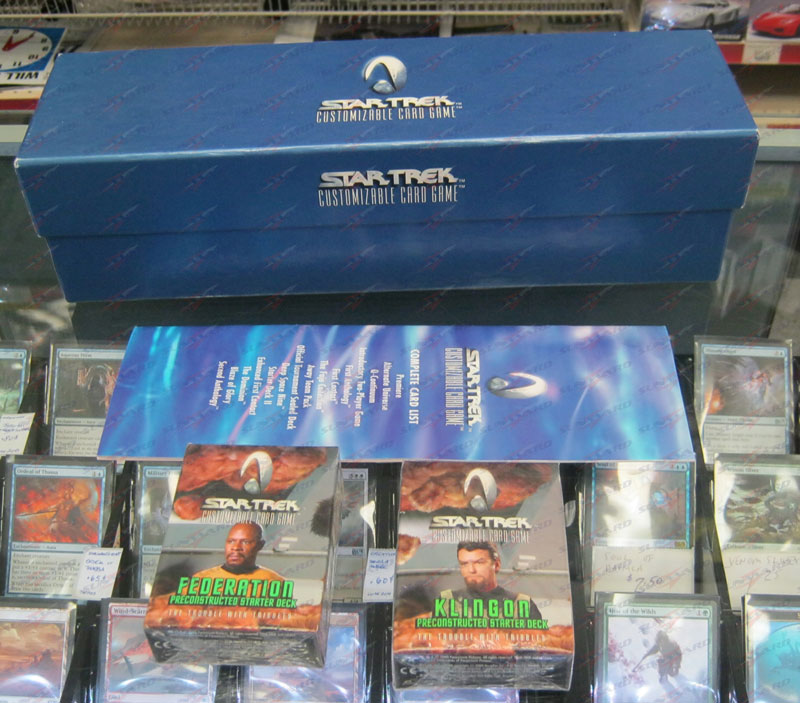 Collection of Star Trek Kits and Magic the Gathering Cards