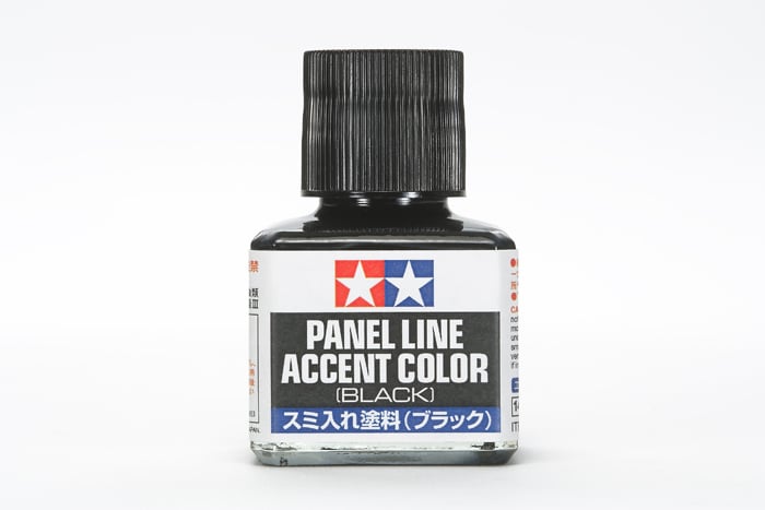 Black Tamiya Panel Line Accent Color 87131 in stock