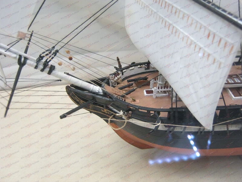 Completed USS Constitution Ship Model Now Available