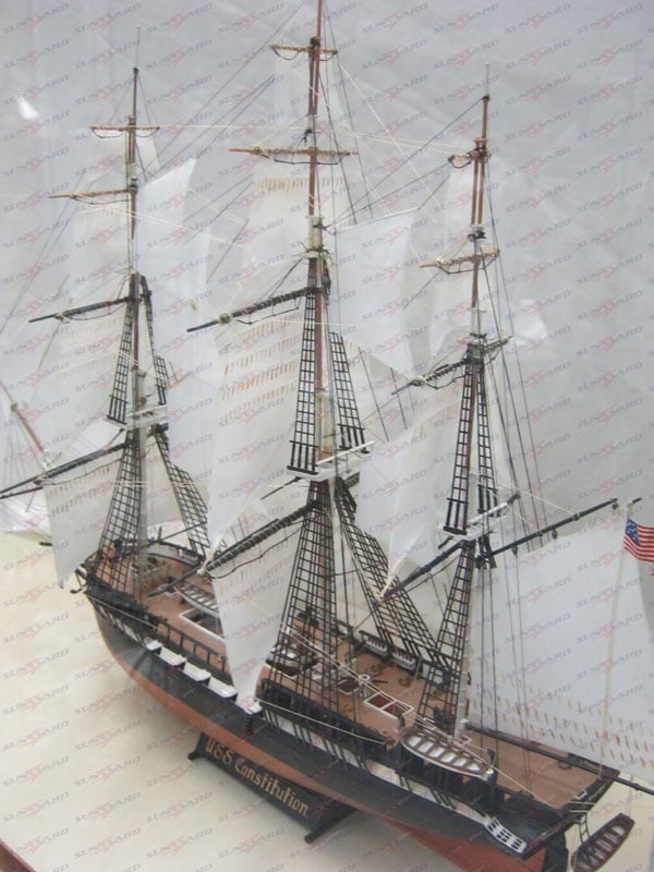 Completed USS Constitution Ship Model Now Available