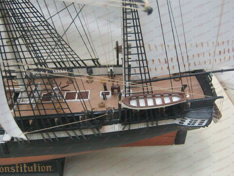 Completed USS Constitution Ship Model Now Available