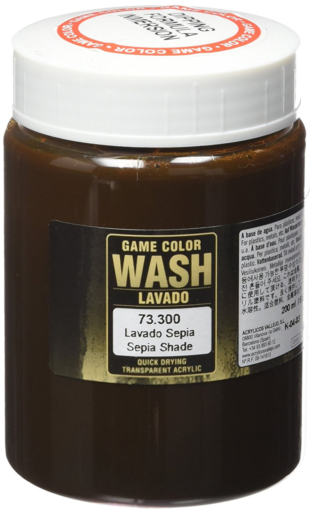 Large Vallejo 200ml Pots Washes Available