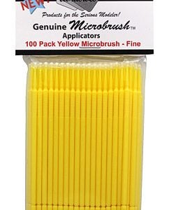 Lot de 100 microbrosses fines jaunes par Alpha Abrasives ALB 1351