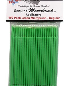 Microbrushes Regular Green 100 Pack by Alpha Abrasives ALB 1352