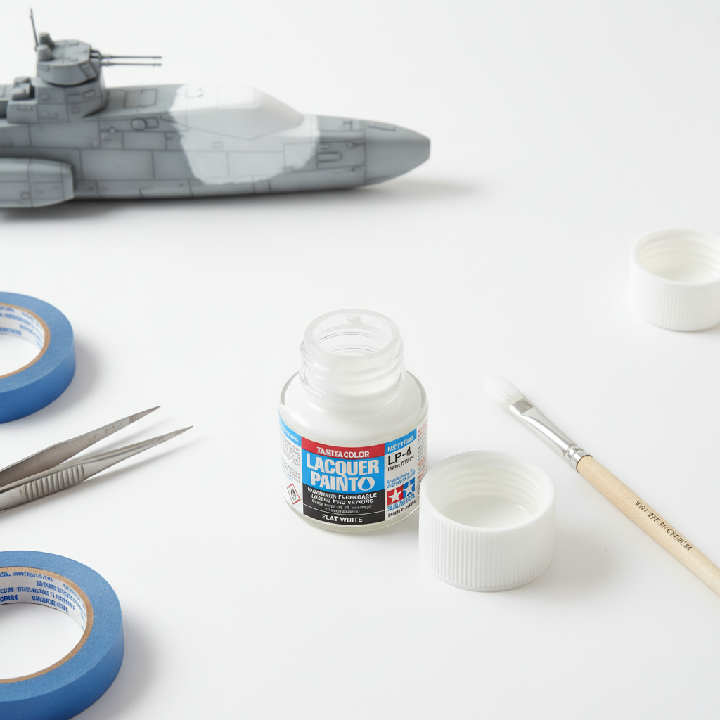 Tamiya Lacquer Paint 82104 LP-4 LP4 Flat White