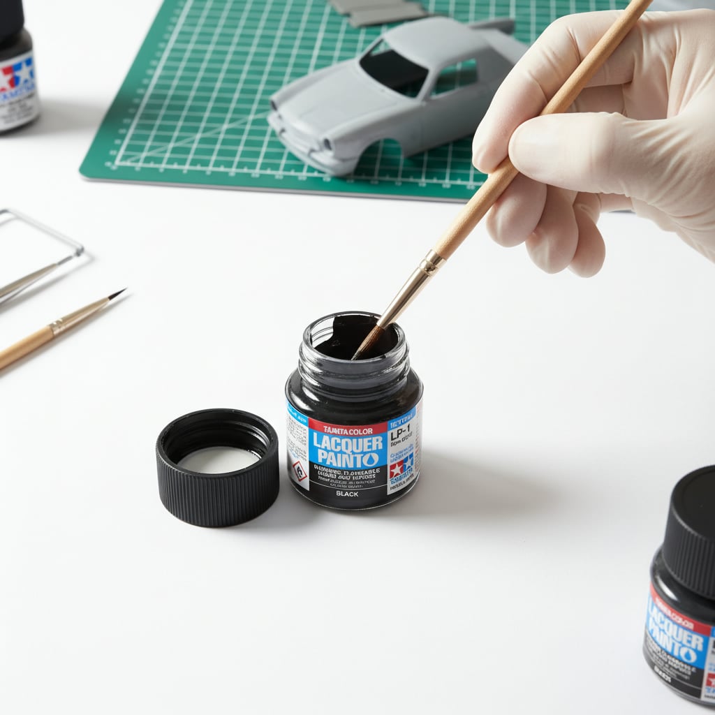 Tamiya Lacquer Paint 82101 LP-1 LP1 Black