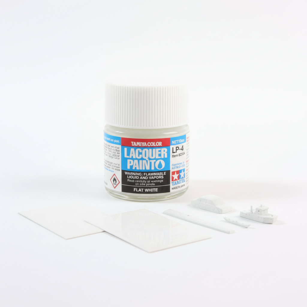 Tamiya Lacquer Paint 82104 LP-4 LP4 Flat White