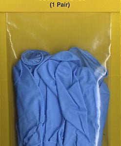 Gants en caoutchouc 1 paire Flex-i-File 7016