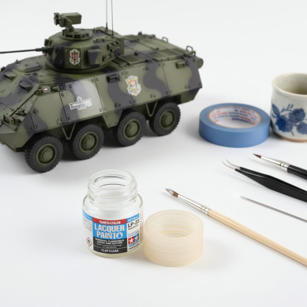 Tamiya Lacquer Paint 82123 LP-23 LP23 Flat Clear